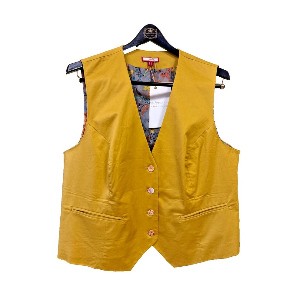 Joe Browns Canary Gold vest US14